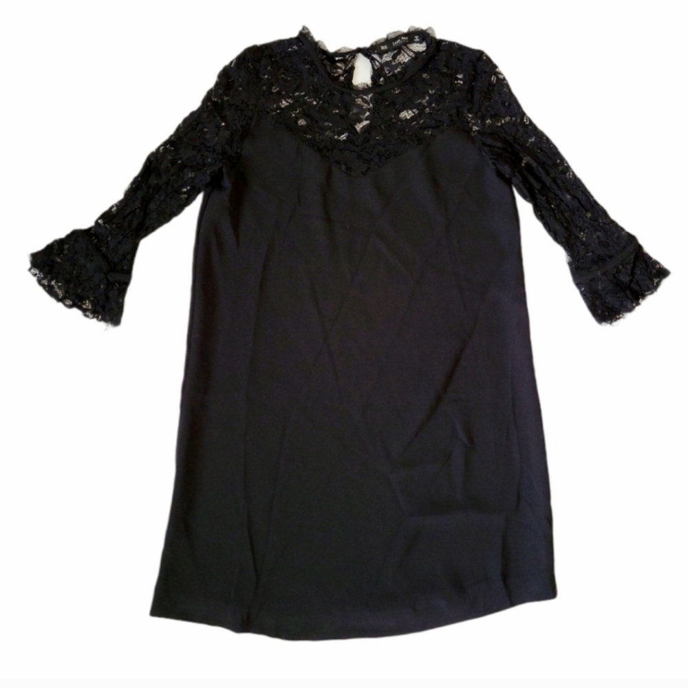 Zara Lace Loose Fit Mini Dress